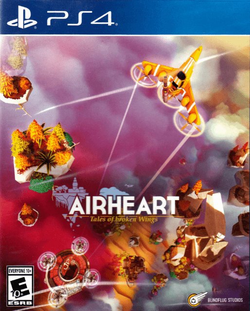 Airheart: Tales of Broken Wings (Import) – PlayStation 4 – spilomslag