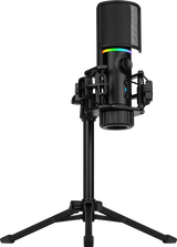 Streamplify MIC RGB Stativmikrofon - Svart