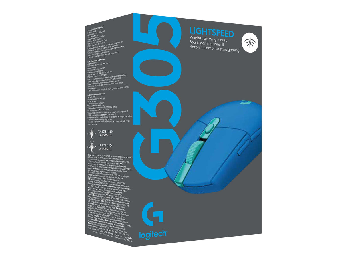 Logitech - G305 Trådlös Spelmus - Blå
