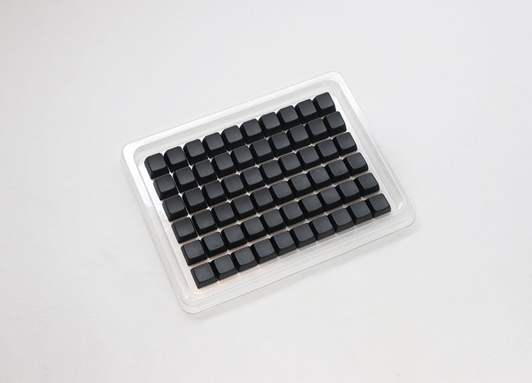 Ducky Blank - 132 Keycap Set - Cherry Profile - PBT - Svart