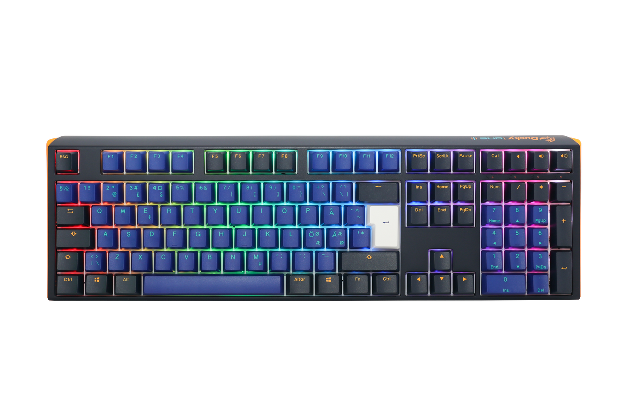 Ducky One 3 - Horizon Nordic - Fullstorlek - Körsbärsröd