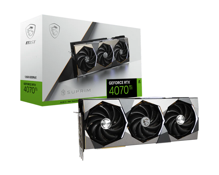MSI RTX4070Ti SUPRIM 12GB DDR6 V513-015R detaljhandel