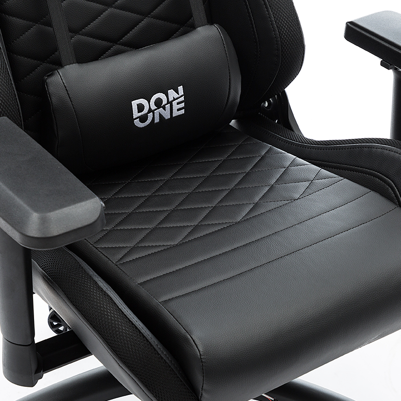 DON ONE - Valentino RGB Gamer Stol MK3 - PU Läder - Upp Till 120 Kg