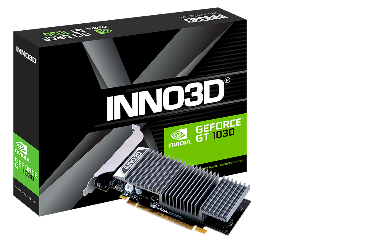 INNO3D GeForce GT 1030 0dB – 2 GB GDDR5, passiv