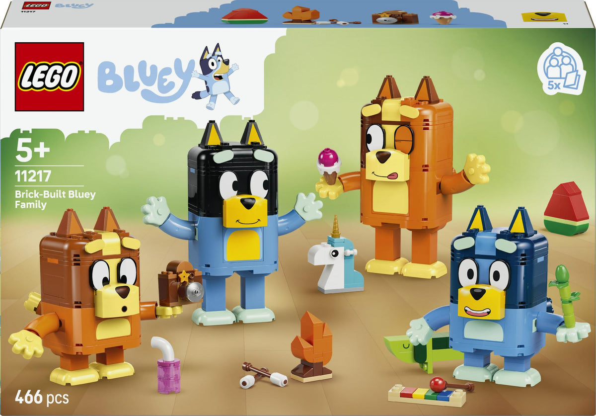 LEGO - Bluey - Brick-Built Bluey Family (11217) LEGO