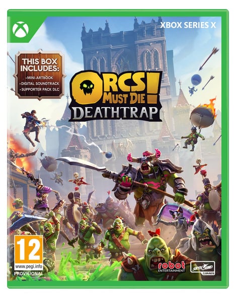Orcs Must Die! Deathtrap – Xbox Series X – spilomslag