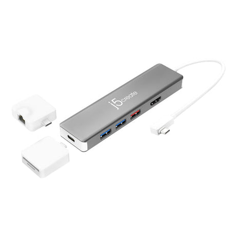 j5create JCD375 – modulær USB-C-dock – Dock med monteret modul