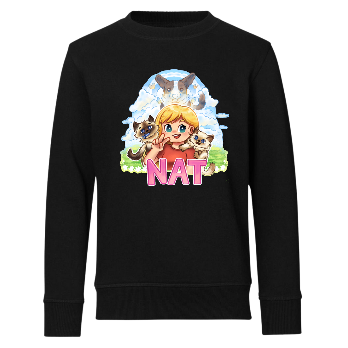 Nat Kæledyr Sweatshirt Nat