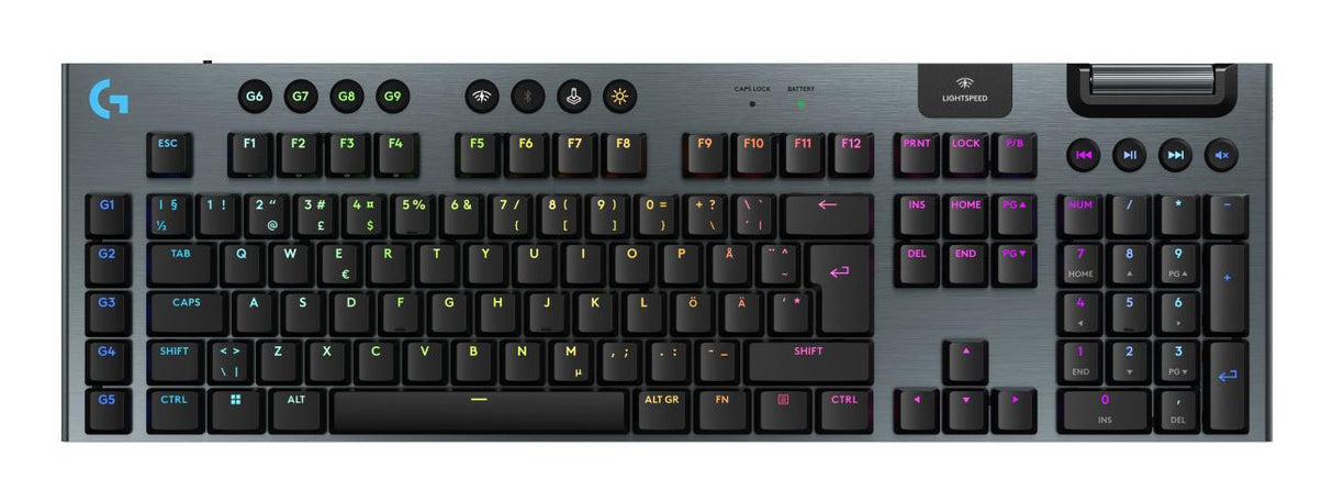 Logitech - G915 X LIGHTSPEED Trådlöst Speltangentbord Med Låg Profil