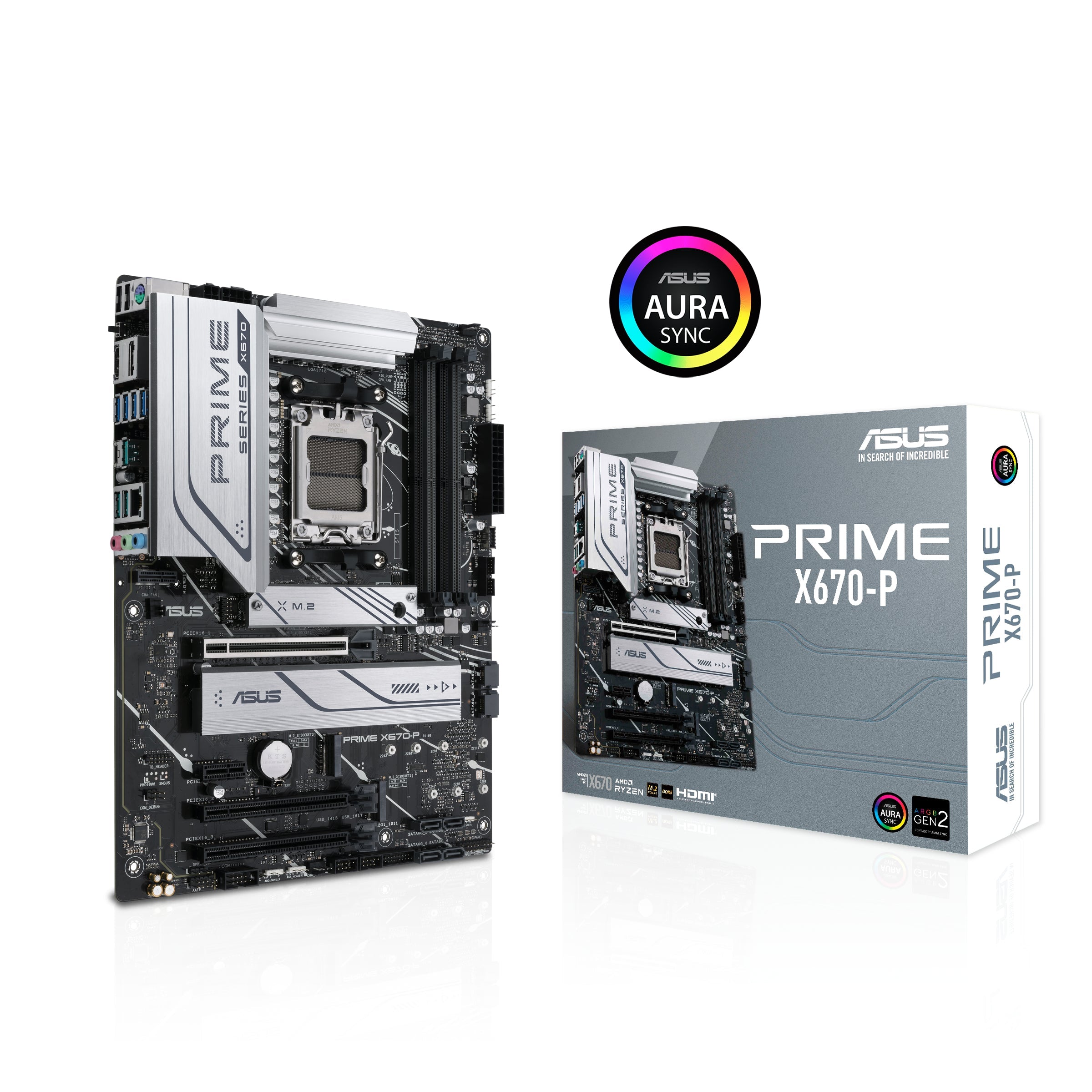 ASUS PRIME X670-P, Moderkort - AM5