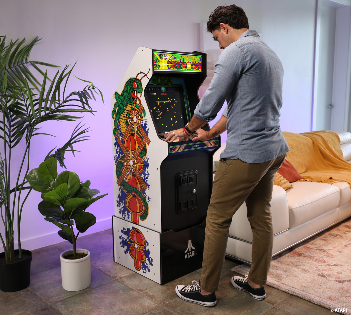 ARCADE 1 UP ATARI LEGACY 14-I-1 WIFI-AKTIVERAD ARCADE MACHINE