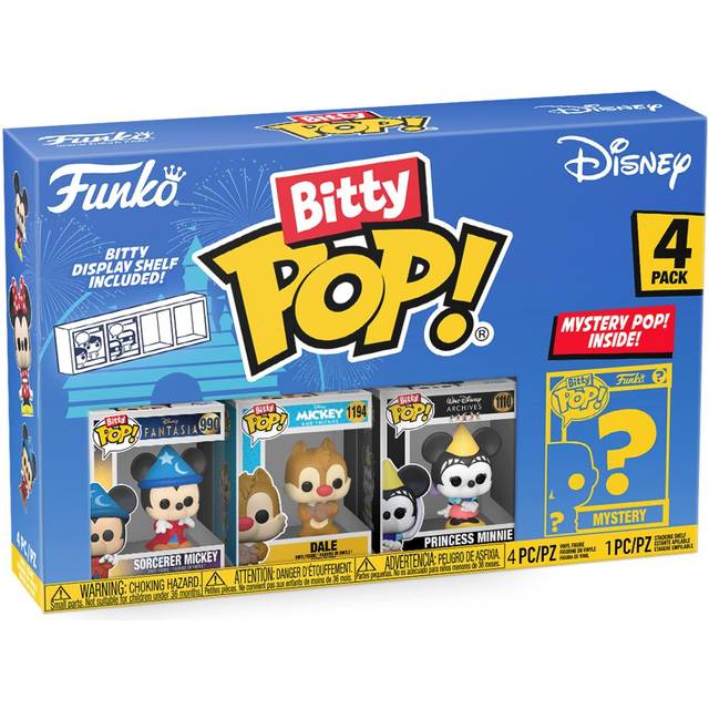 Funko Pop! - Bitty POP 4PK Disney Sorcerer Mickey