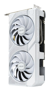ASUS Dual -RTX5060TI-O8G-WHITE – set forfra (vinkel 3)