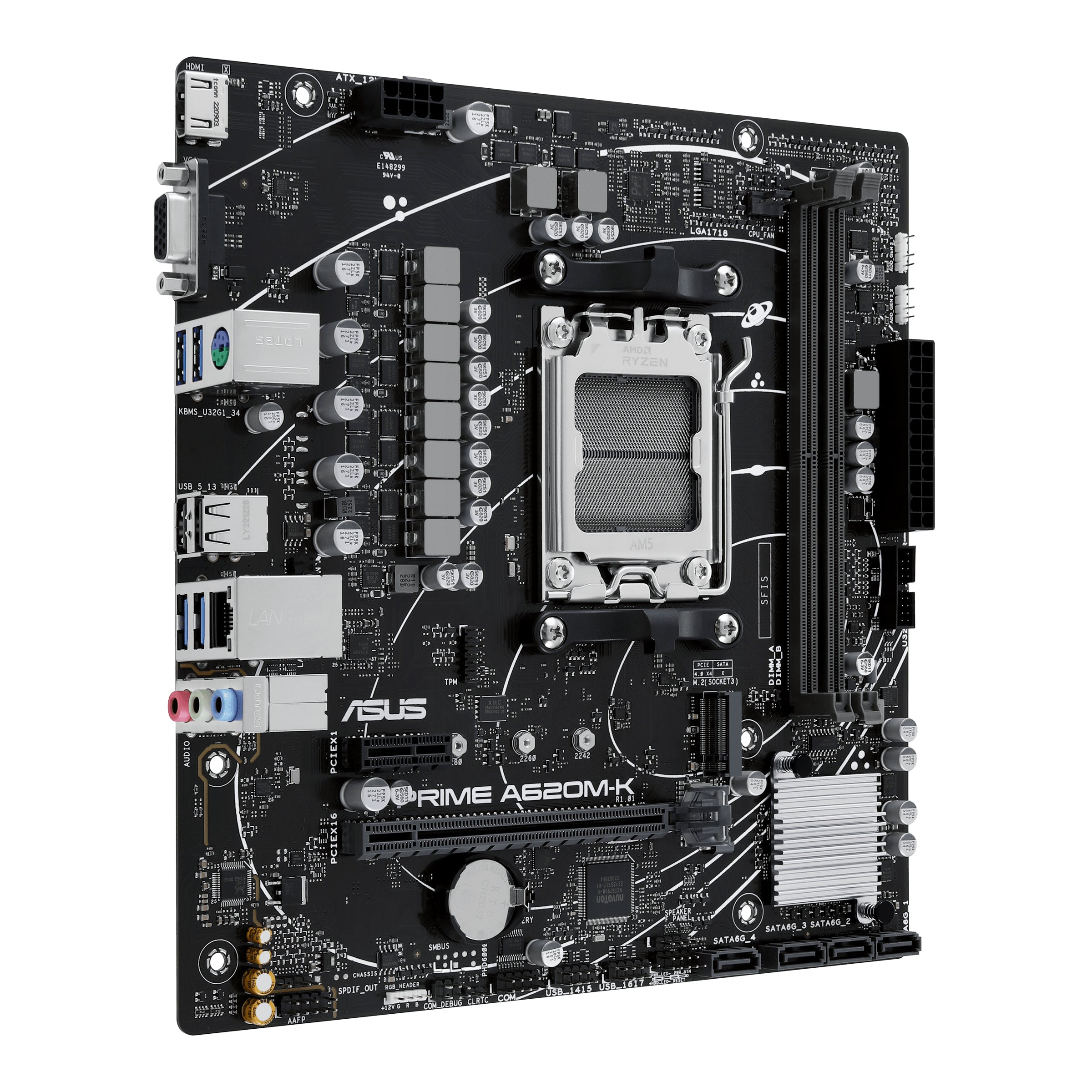 ASUS PRIME A620M-K - Sockel AM5 - Moderkort