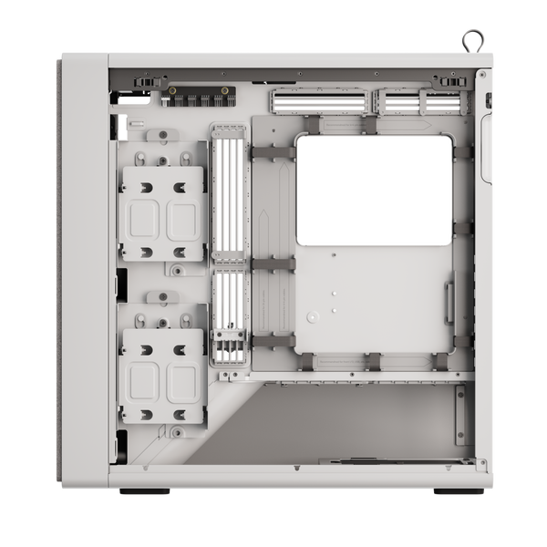 HAVN BF 360 Flow – hvid Mid Tower kabinet med præinstallerede high-performance fans