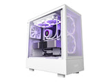 NZXT H-serien H5 Flow Tower Extended ATX Ingen nätadapter Vit