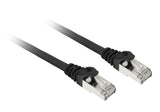 Sort Sharkoon RJ45 patchkabel med Cat.7a-råkabel