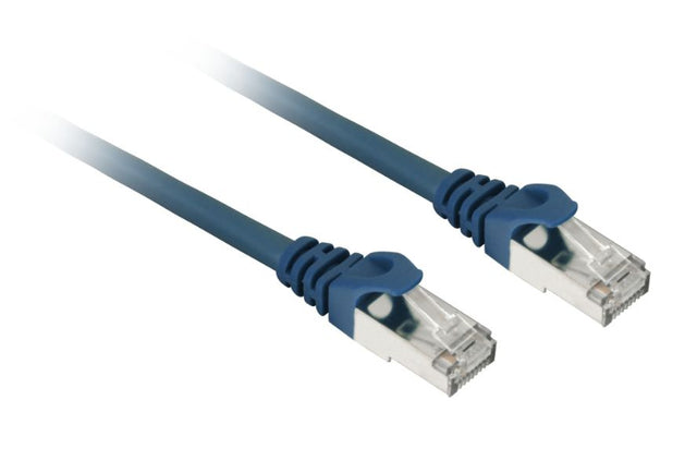 Blåt Sharkoon RJ45 patchkabel på tre meter