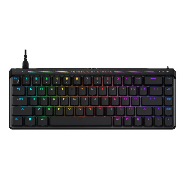 ASUS ROG FALCHION ACE HFX (M605) 65% Analog Gaming Keyboard with ROG HFX Magnetic Switches ASUS