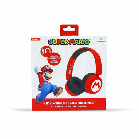 OTL - Super Mario Red Kids Wireless Headphones OTL