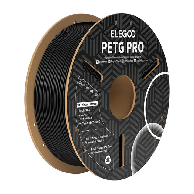 Elegoo PETG Pro filament – sort, 1 kg