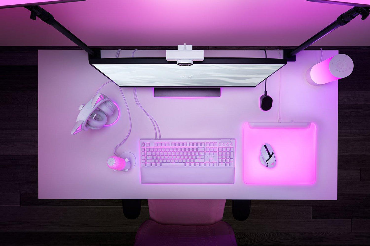Razer - Kiyo V2 X – Ultimate Webcam for Streamers & Creators - White Razer