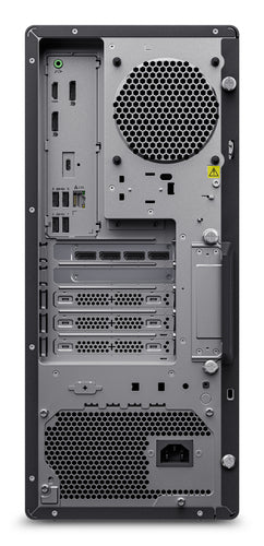 Lenovo ThinkStation P4 – bagside og porte
