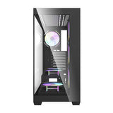 Darkflash DS900 Datorfodral (svart) + 7 ARGB-fläktar