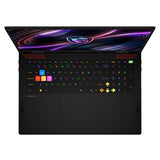 MSI Raider 18 Max HX A2WJ-1425FRY – tastatur og touchpad set ovenfra