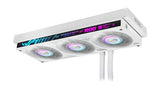 ASUS ROG STRIX SLC IV 360 ARGB LCD WHT – set skråt forfra (vinkel 7)