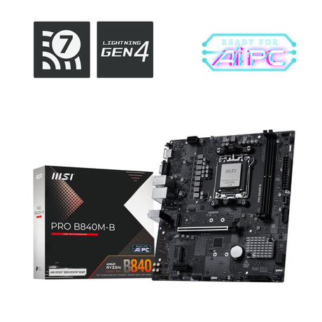 MSI PRO B840M-B – AM5 bundkort