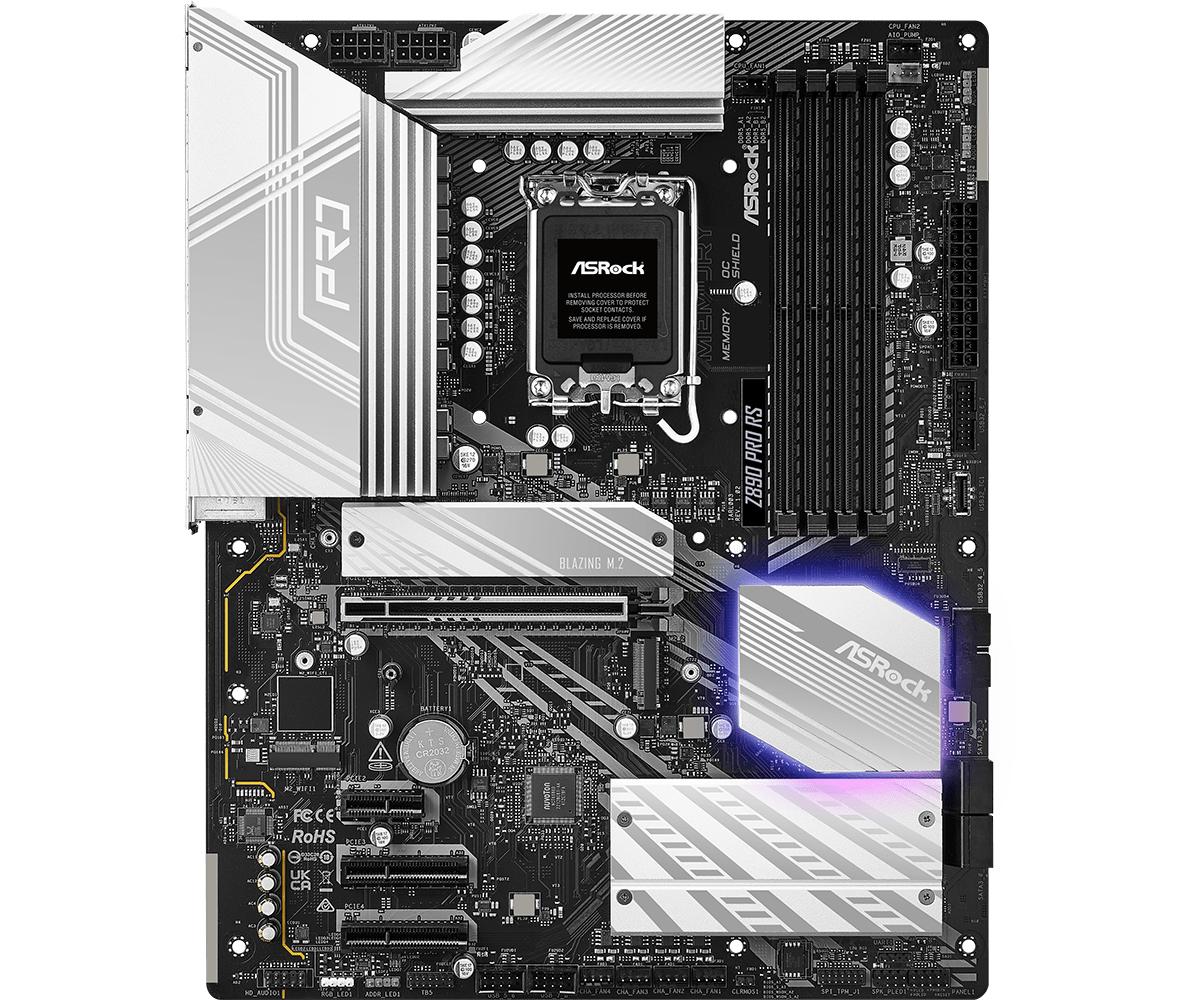ASRock Z890 Pro RS Moderkort ATX LGA-1851 Intel Z890