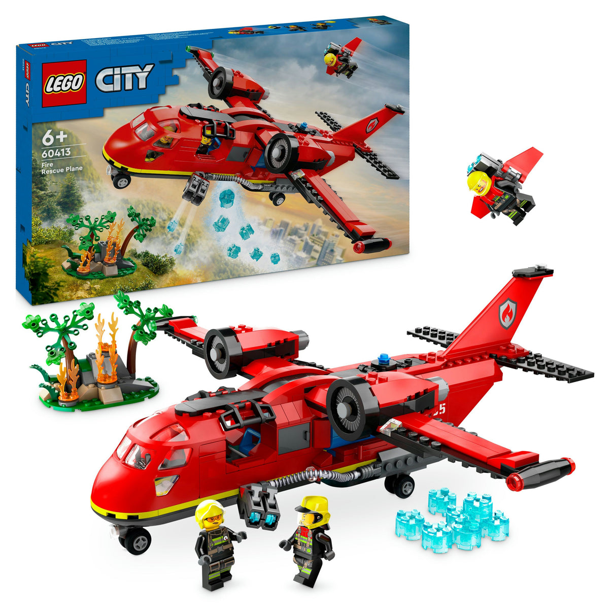 LEGO 60413 Stadsbrandplan, Byggleksakssats