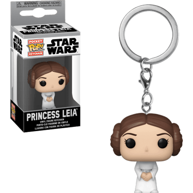 Star Wars Princess Leia Pop Nyckelring