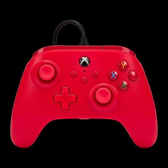 PowerA Cabled Controller För Xbox Series X - S - Röd