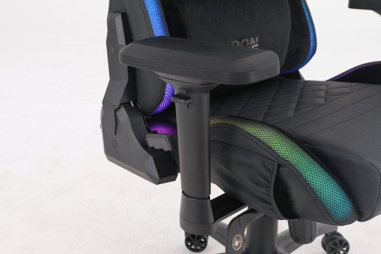 DON ONE - Valentino SUPER - RGB Gamer Stol Med Ljus