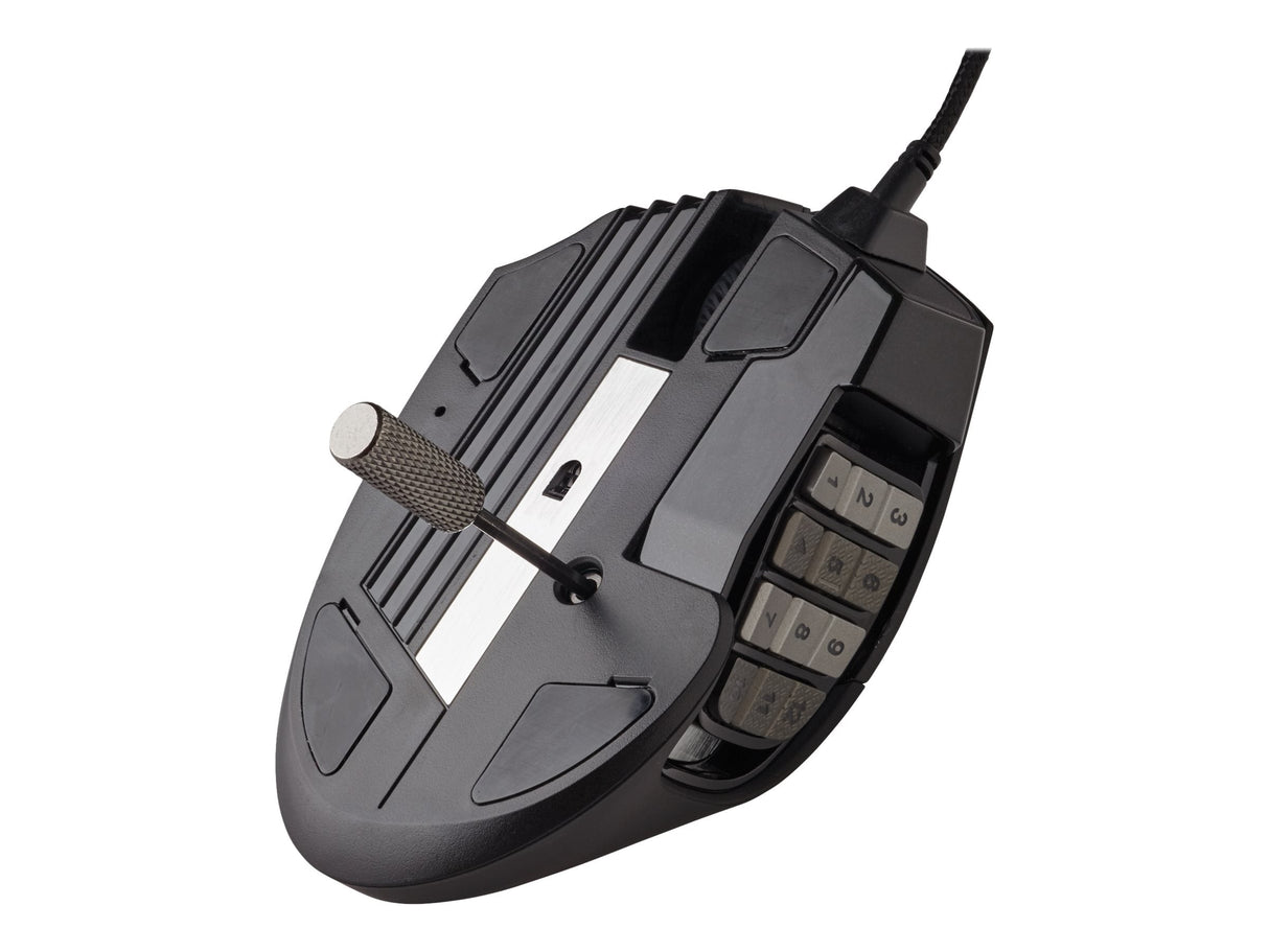 CORSAIR Gaming Scimitar RGB Elite Optisk Kabel Svart