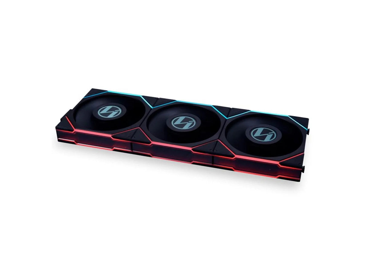Lian Li UNI FAN TL Trådlös LCD Reverse, 3-pack, Svart - 120