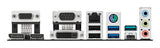 ASUS PRO H810M-C-CSM – micro-ATX bundkort – LGA1851 – bundkortets bagpanel og tilslutninger