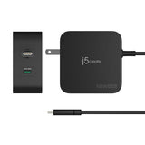 j5create JUP25102V-N 102 W GaN USB-C-oplader – produktbillede 4