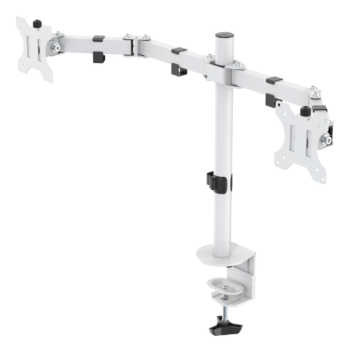 Deltaco - Dual Monitor Monitor Arm - 13&quot;-32&quot; Monitors - Vit