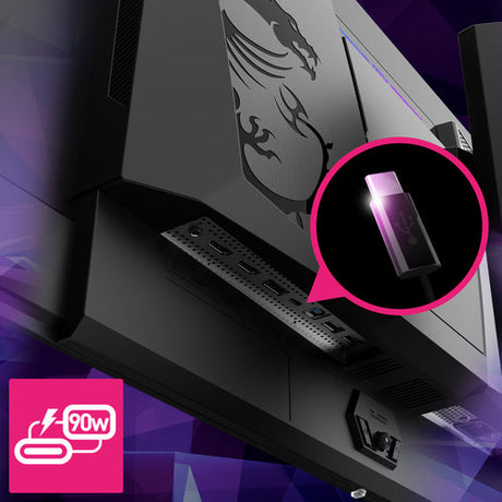 MSI MPG 321URXDE QD-OLED – skærm – Sort