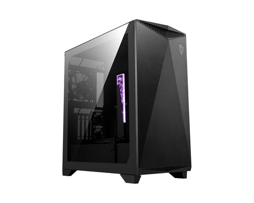 MSI MPG GUNGNIR 300P AIRFLOW – sort PC-kabinet – sort front og glaspanel