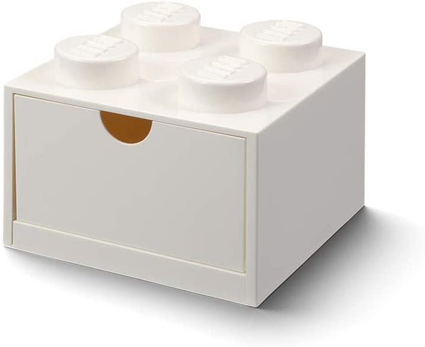 Room Copenhagen LEGO skrivbordslådor 4, förvaringslåda (vit, knoppar)