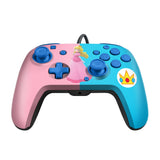 PDP Faceoff Deluxe Audio Wired Controller Peach Licensed Switch