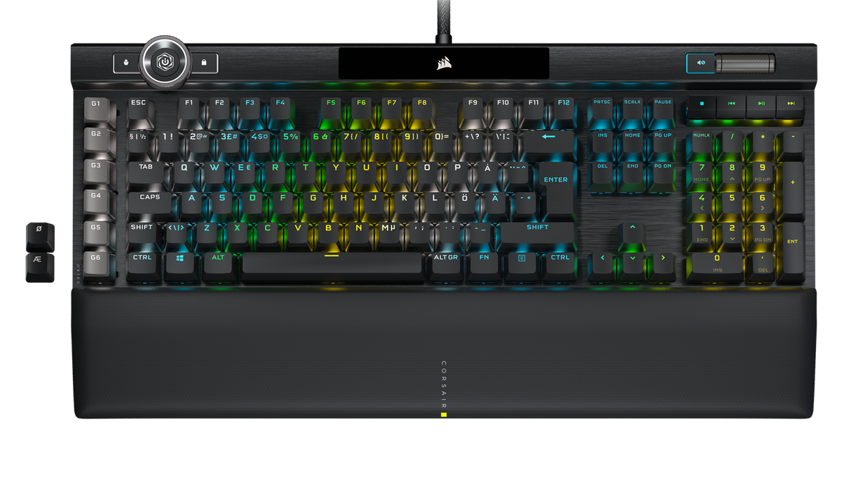 CORSAIR - Gaming K100 RGB Optiskt-mekaniskt Tangentbord