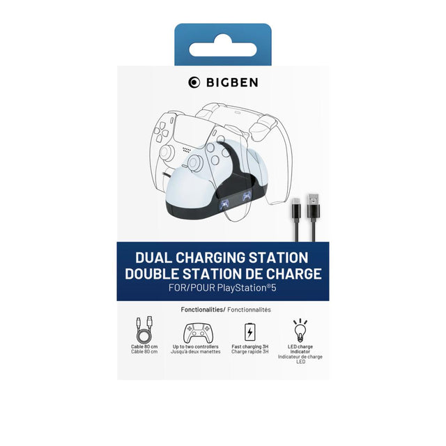 Nacon Playstation Vr2 Dual Charger For Dualsense /Ps5 Nacon