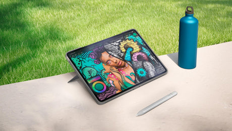 Logitech - Combo Touch iPad Air 11-inch (M2) - OXFORD GREY - PAN - NORDIC
