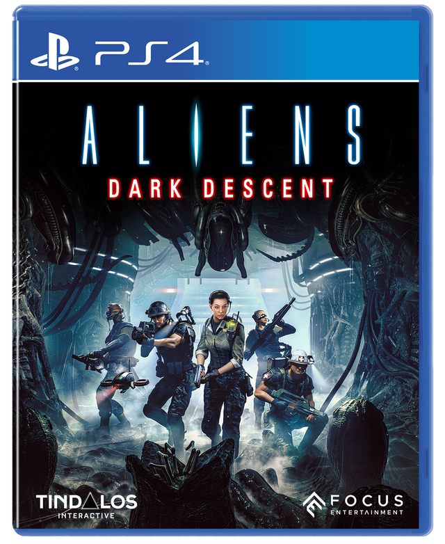 Aliens: Dark Descent – PlayStation 4 – spilomslag