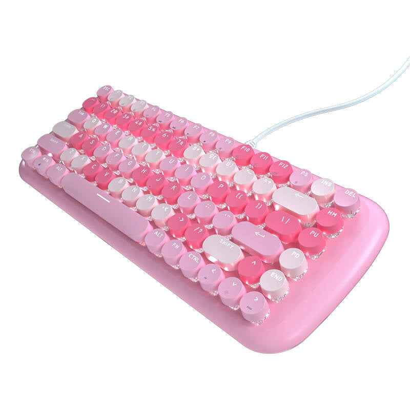 MOFII Candy M Trådbundet Mekaniskt Tangentbord (rosa)